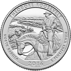 Theodore Roosevelt National Park quarter design